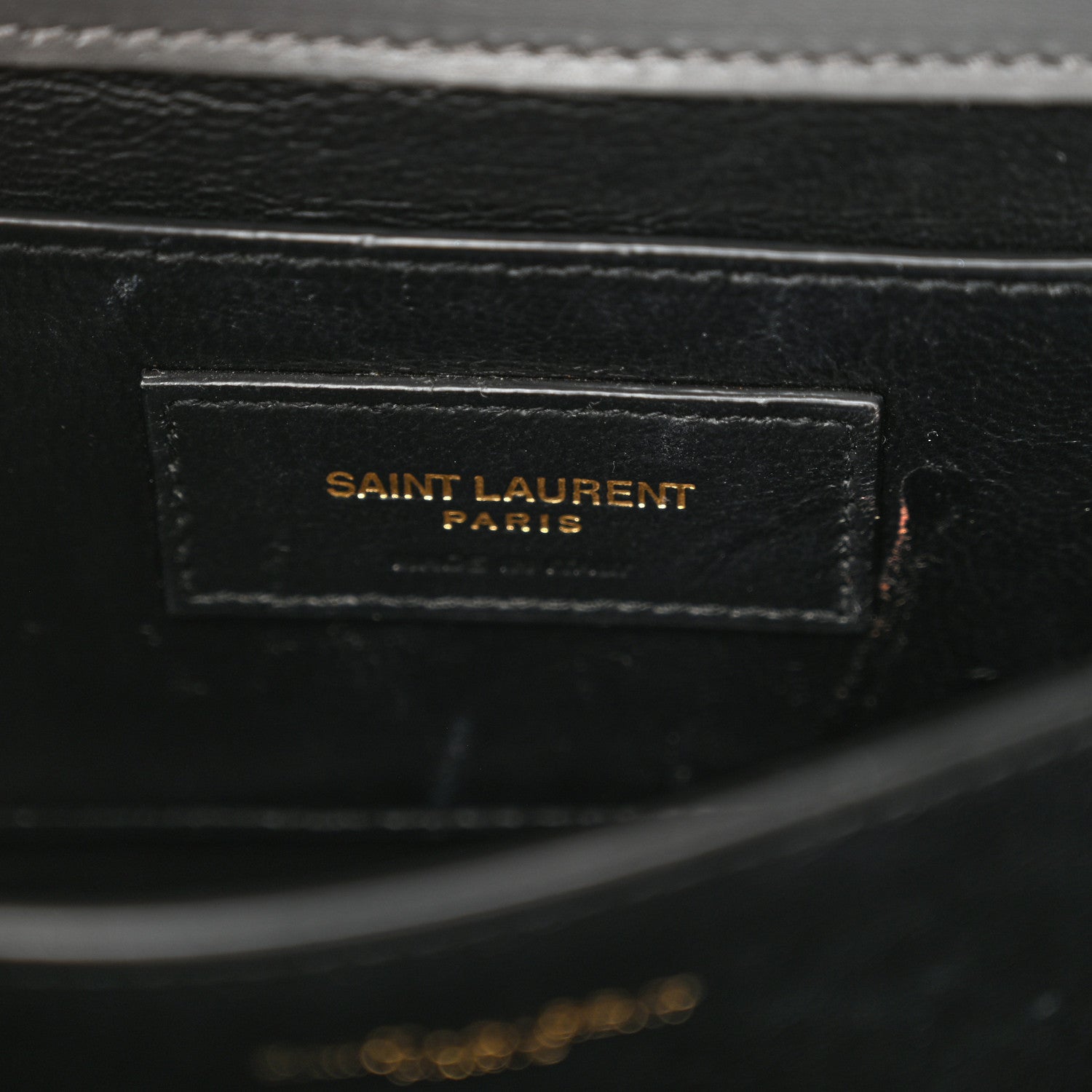 Saint Laurent Kid Suede Smooth Calfskin Mini Classic Monogram Cassandra Top Handle Dark Smog 2 of 13