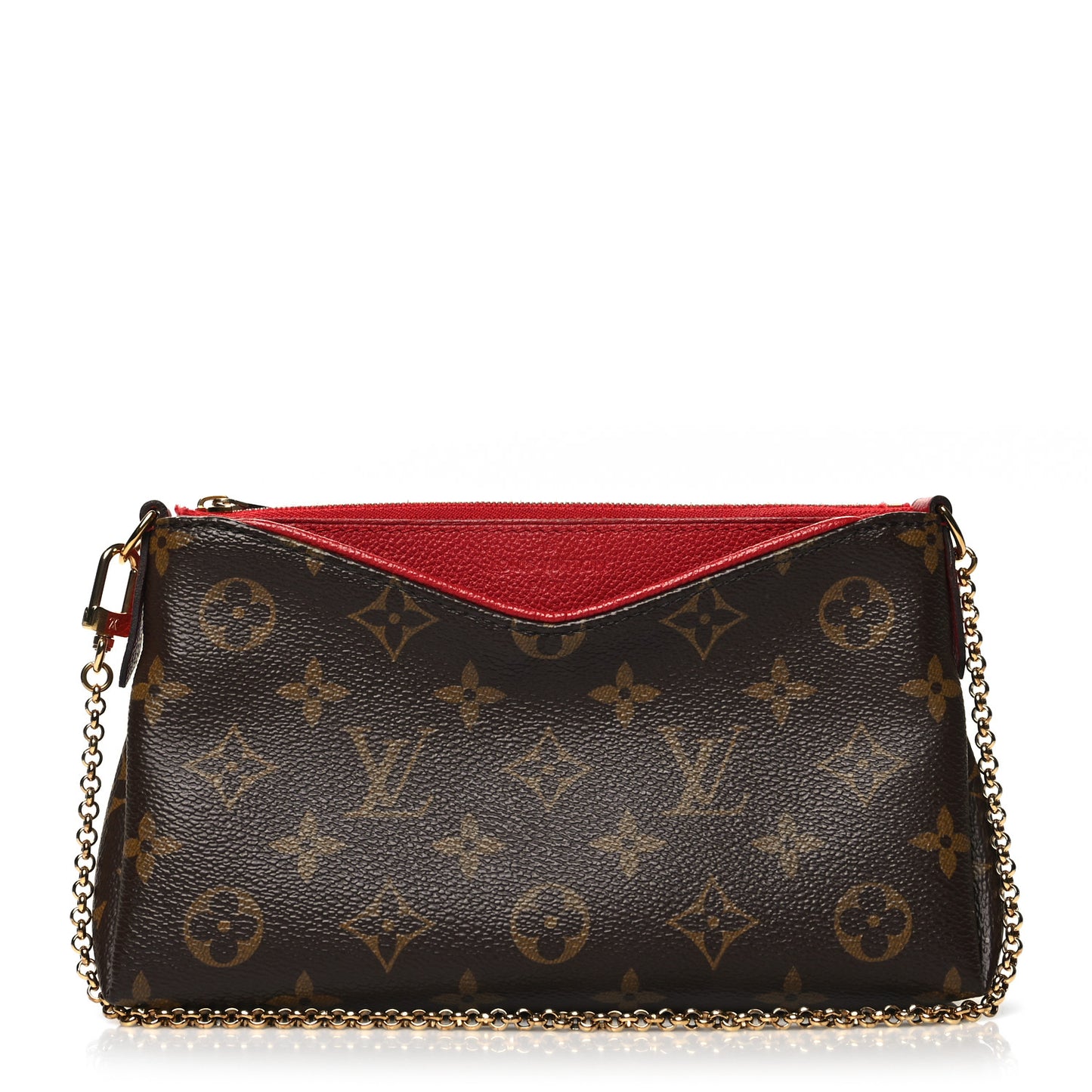 Monogram Pallas Clutch Cherry