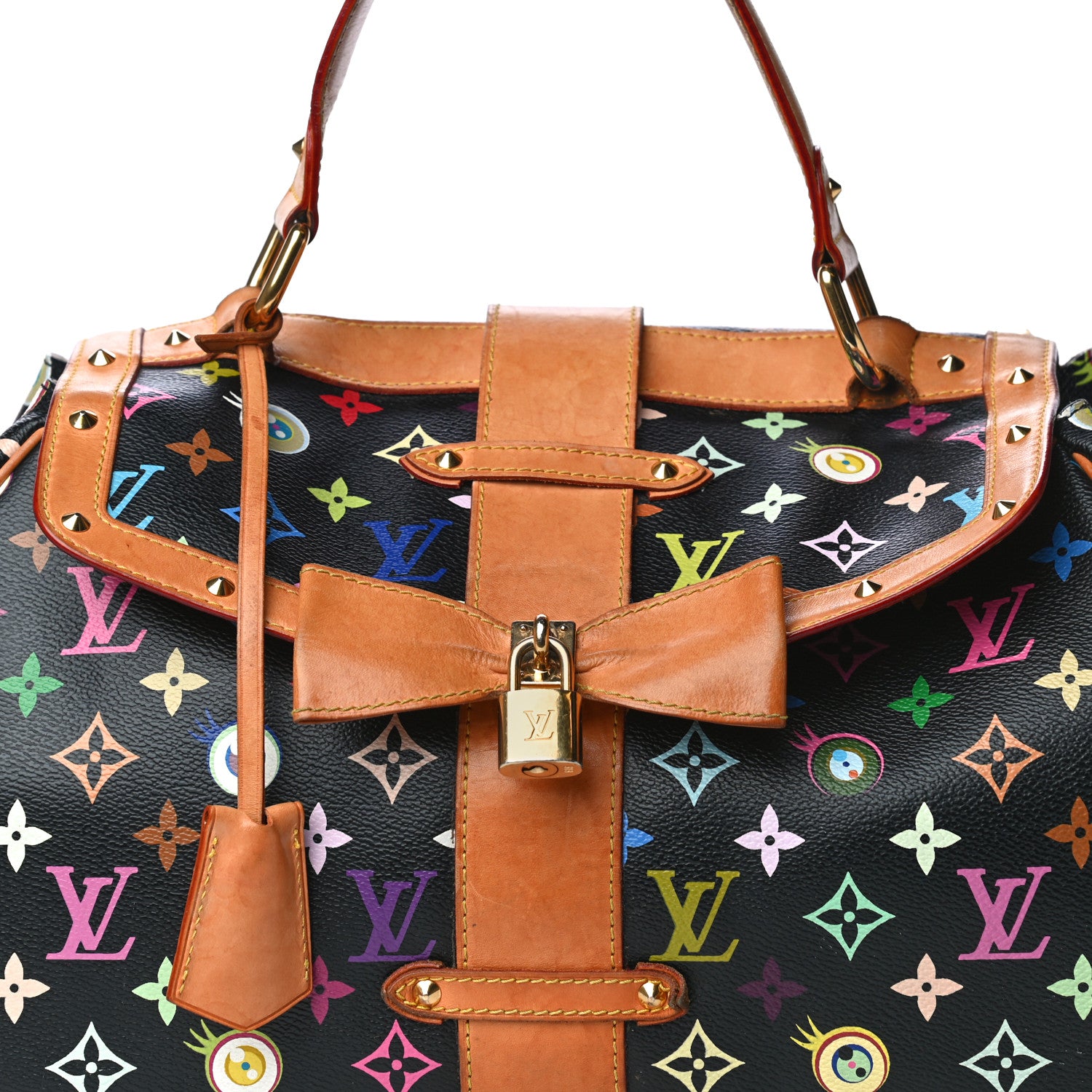 Louis Vuitton Monogram Multicolor Murakami Eye Love You Black 25 of 40