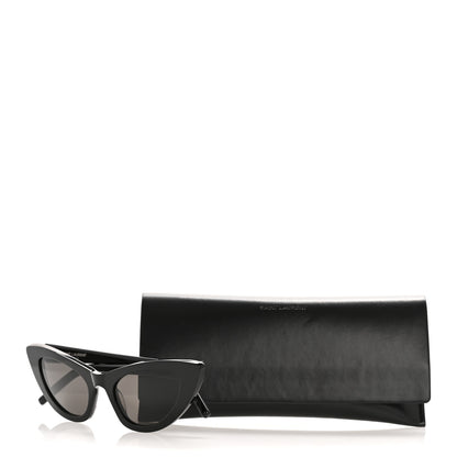 Saint Laurent Acetate Lily Tiger Cat Eye Sunglasses SL213 Black 8 of 8