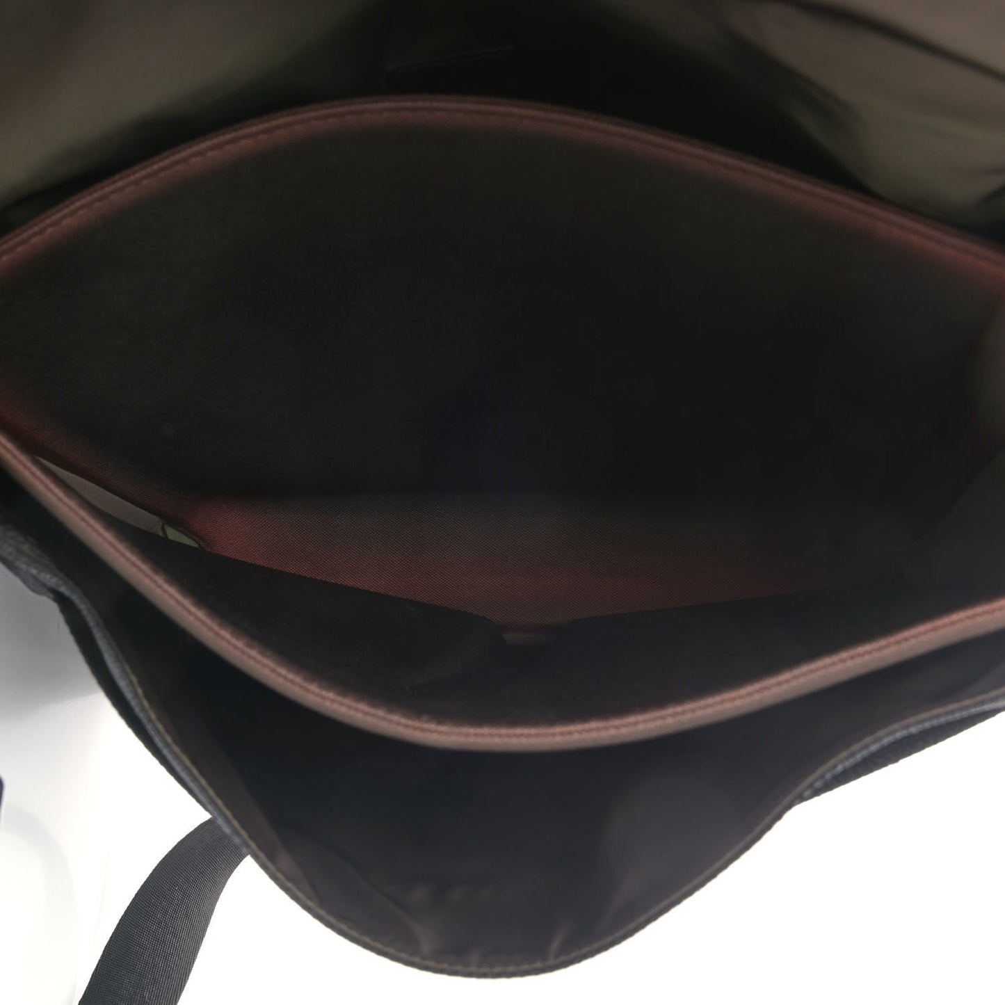 Damier Geant Messenger Bag Black