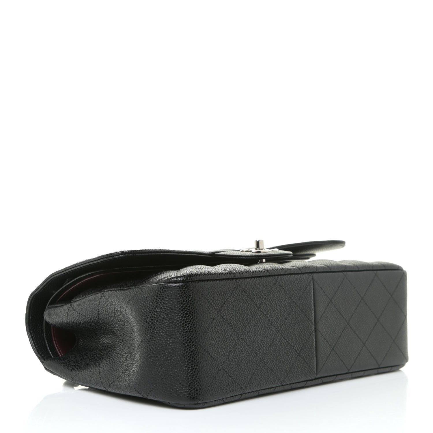 Chanel Caviar Quilted Jumbo Double Flap Black 4 of 13