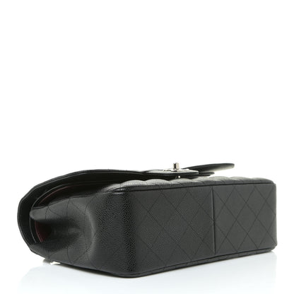 Chanel Caviar Quilted Jumbo Double Flap Black 4 of 13