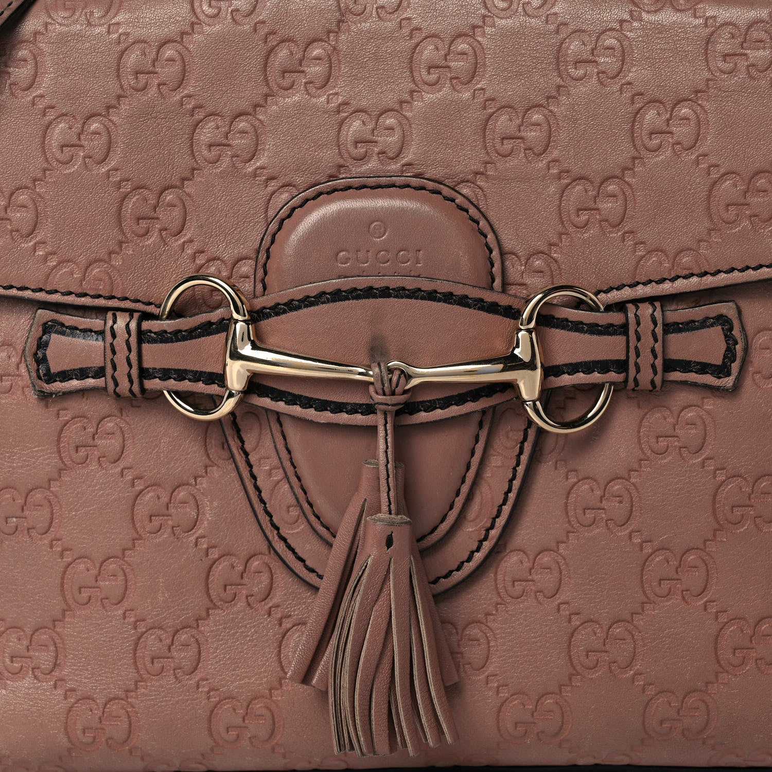 Gucci Guccissima Medium Emily Chain Shoulder Bag Camelia 8 of 14