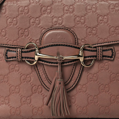 Gucci Guccissima Medium Emily Chain Shoulder Bag Camelia 8 of 14