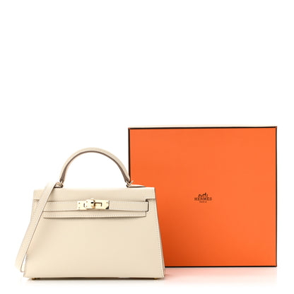 Hermes Epsom Mini Kelly Sellier 20 Craie 11 of 11