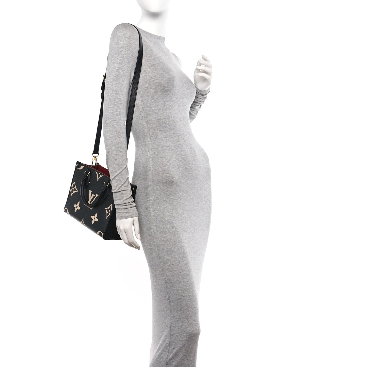 Empreinte Monogram Giant Onthego PM Black Beige