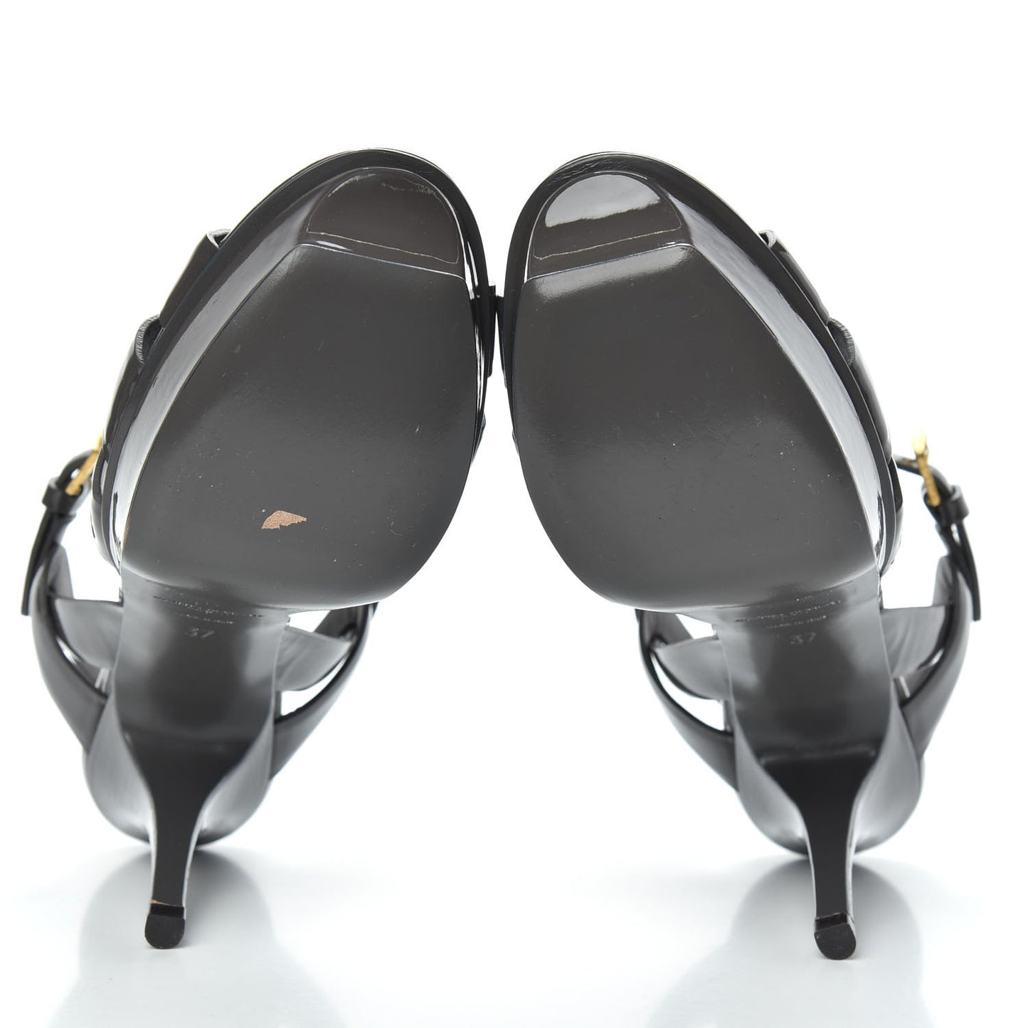 Patent Tribute 75 Platform Sandals 37 Medium Grey