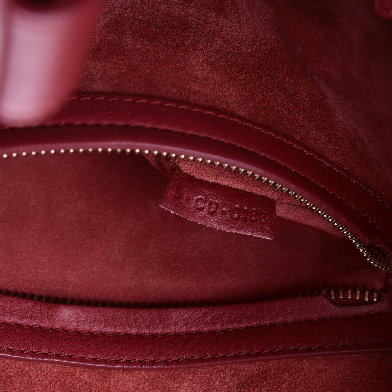 Celine Supple Calfskin Medium Phantom Luggage Red 8 of 14