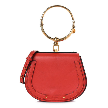 Chloe Calfskin Small Nile Bracelet Bag Earthy Red 1 of 10