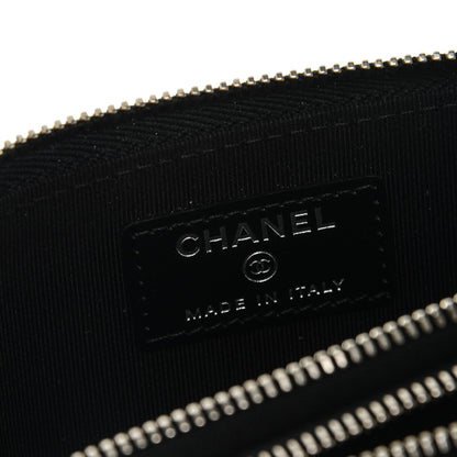 Chanel Caviar Quilted Large Zip Around Phone Holder Black 6 of 7