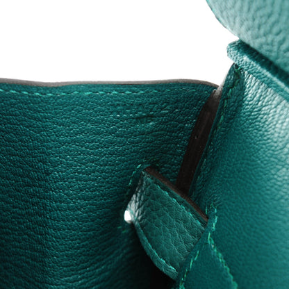 Hermes Togo Birkin 30 Malachite 11 of 22