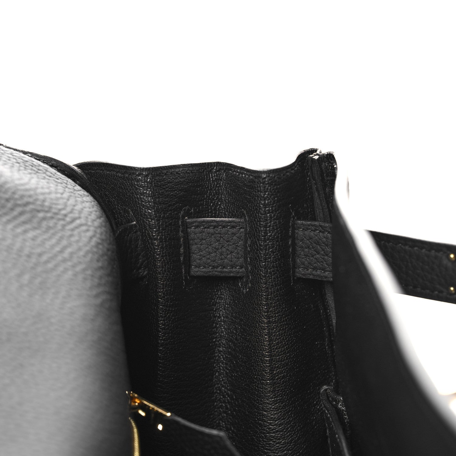 Hermes Togo Matte Alligator Kelly Retourne Touch 28 Black 17 of 39