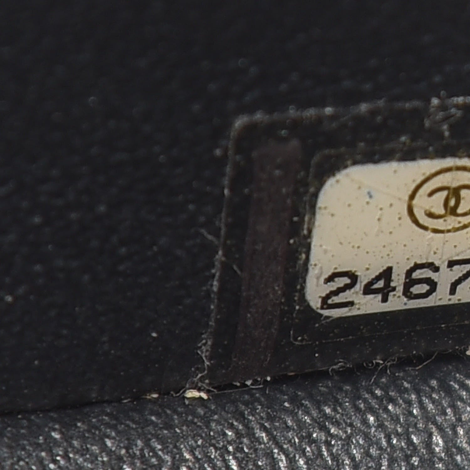 Chanel Iridescent Caviar Chevron Quilted Mini Rectangular Flap Black 7 of 14