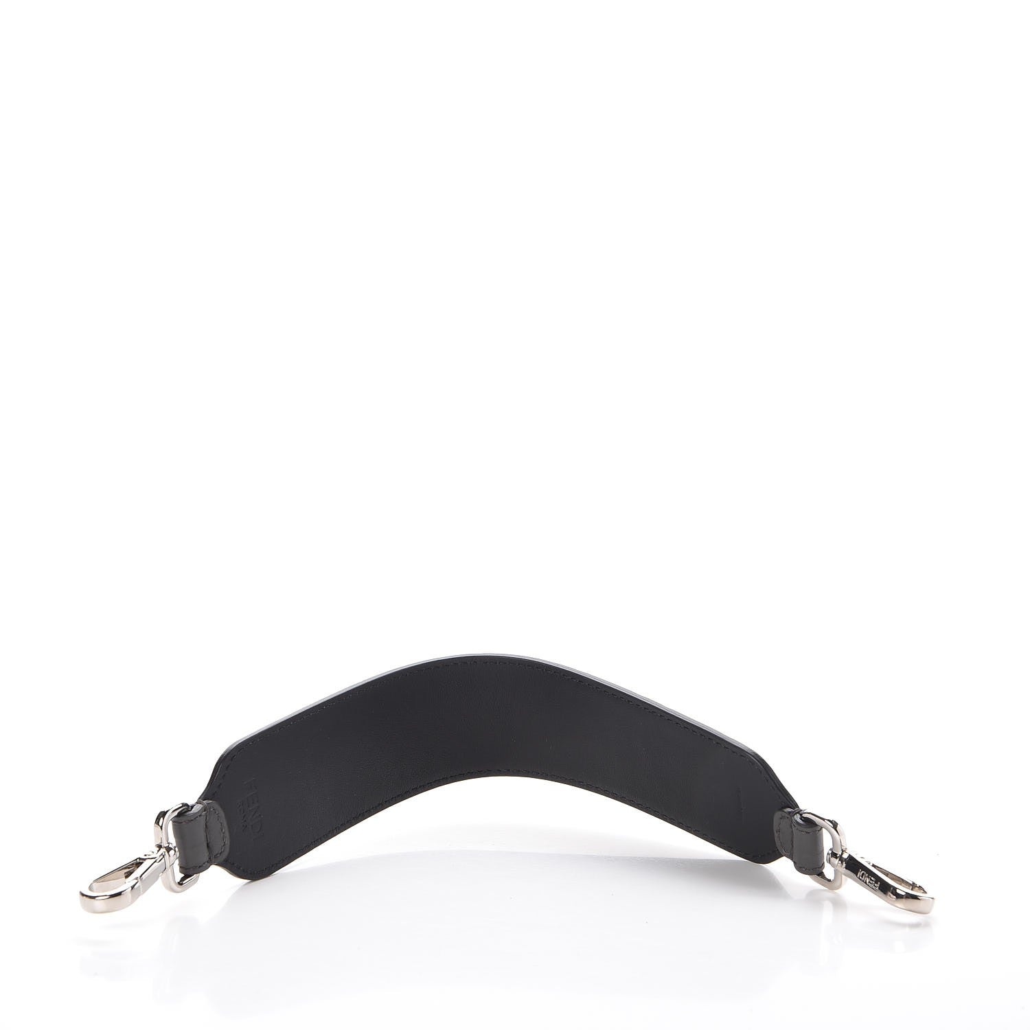 Fendi Calfskin FF Embossed Mini Strap You Grey 2 of 5