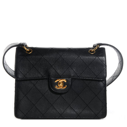 Chanel Caviar Flap Bag Black 1 of 9