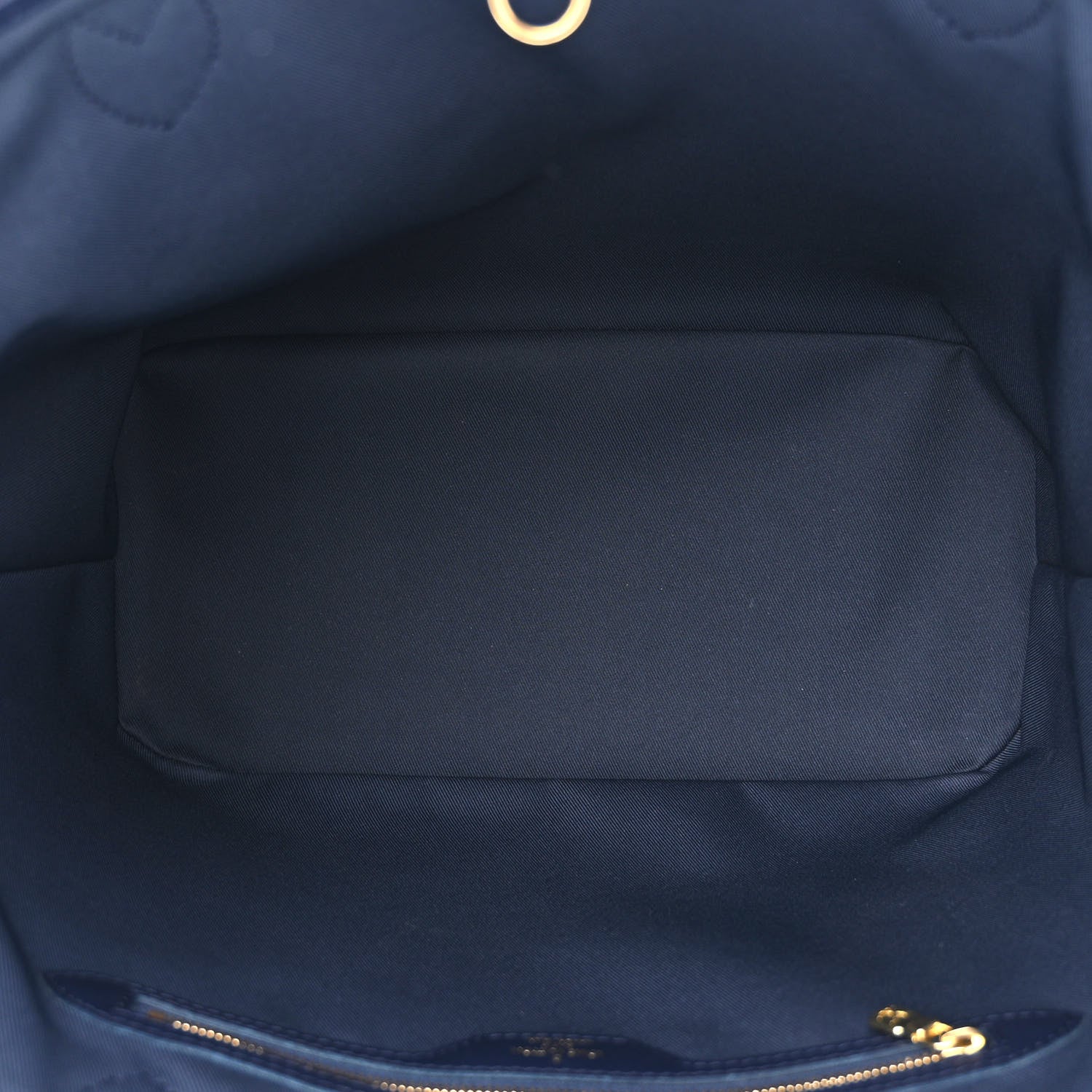 Louis Vuitton Monoglam Neverfull MM Blue 6 of 13