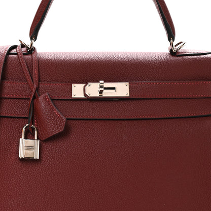 Hermes Togo Kelly Retourne 32 Rouge H 7 of 10