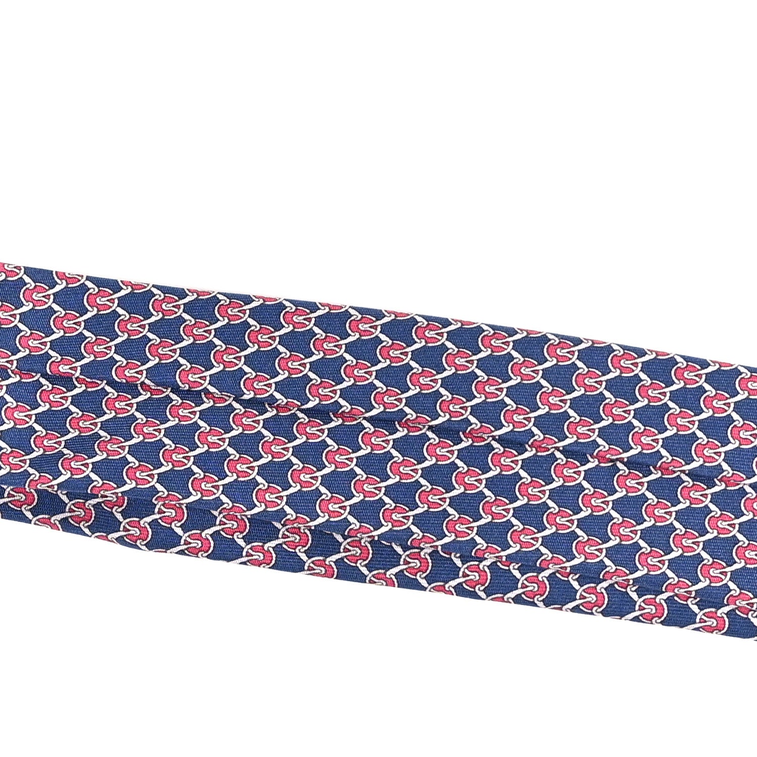 Hermes Silk Petit H Scarf And Tie Marine Black White 3 of 3