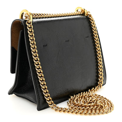 Fendi Agnello Old Shine Small Kan U Shoulder Bag Black 3 of 9