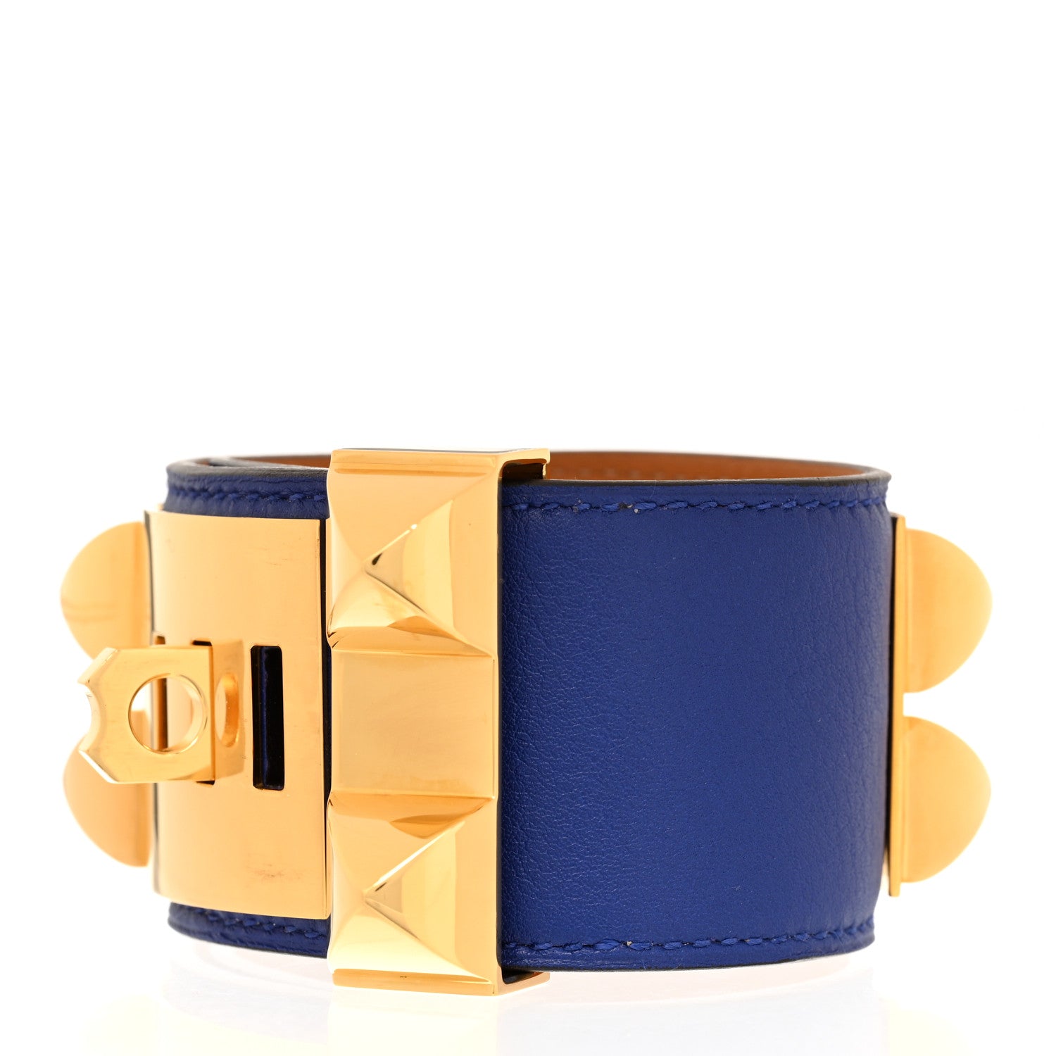 Hermes Swift Collier De Chien CDC Bracelet S Bleu Saphir 3 of 7