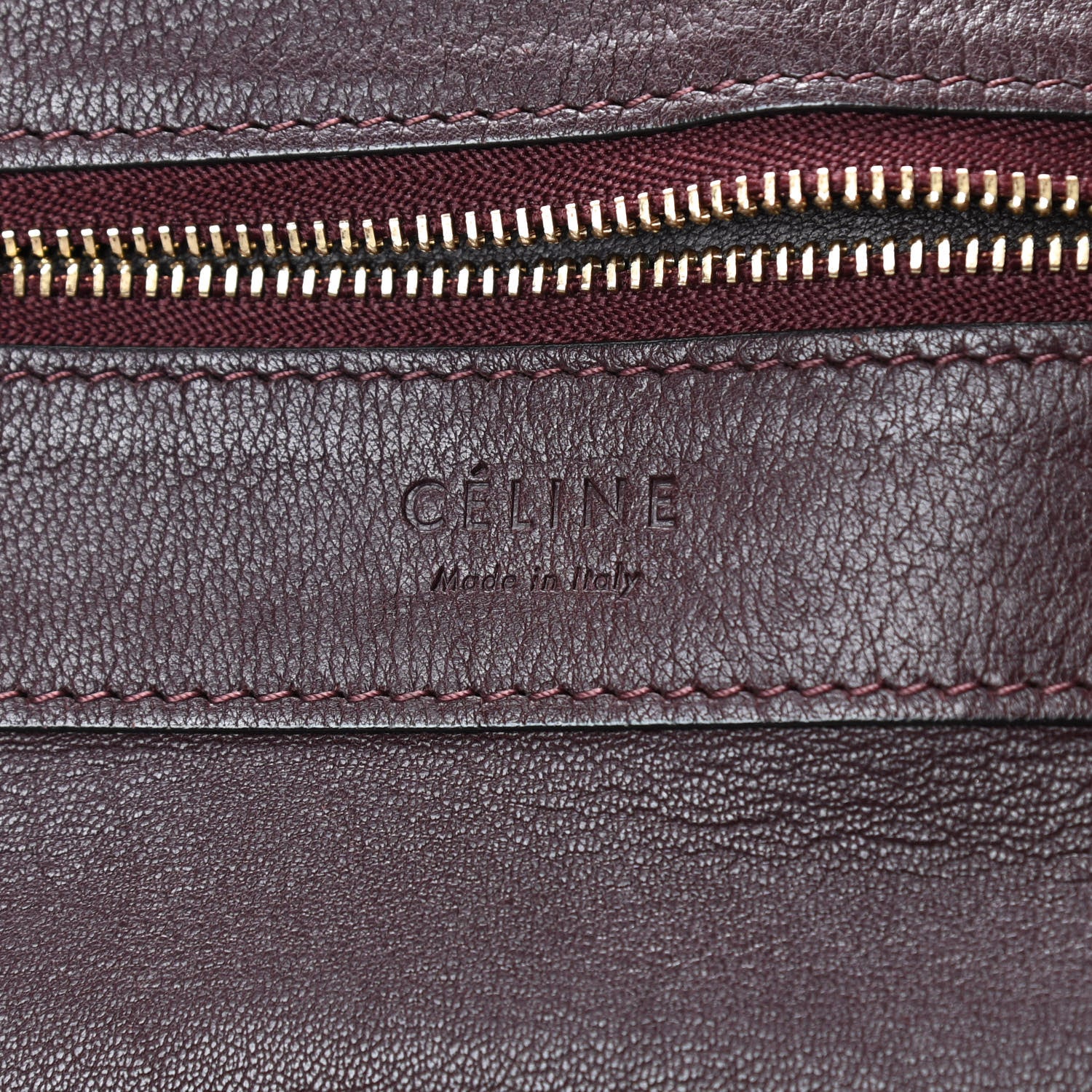 Celine Lambskin Vertical Bi-Color Coeur Cabas Black Red 8 of 14