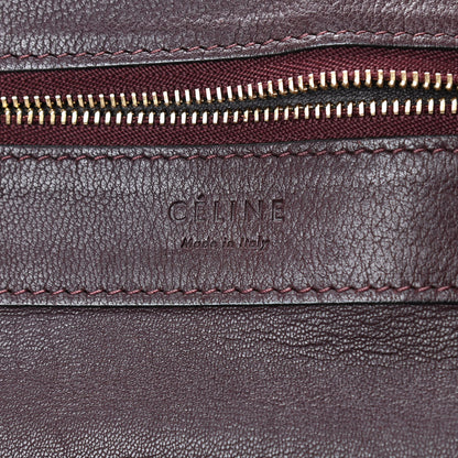 Celine Lambskin Vertical Bi-Color Coeur Cabas Black Red 8 of 14