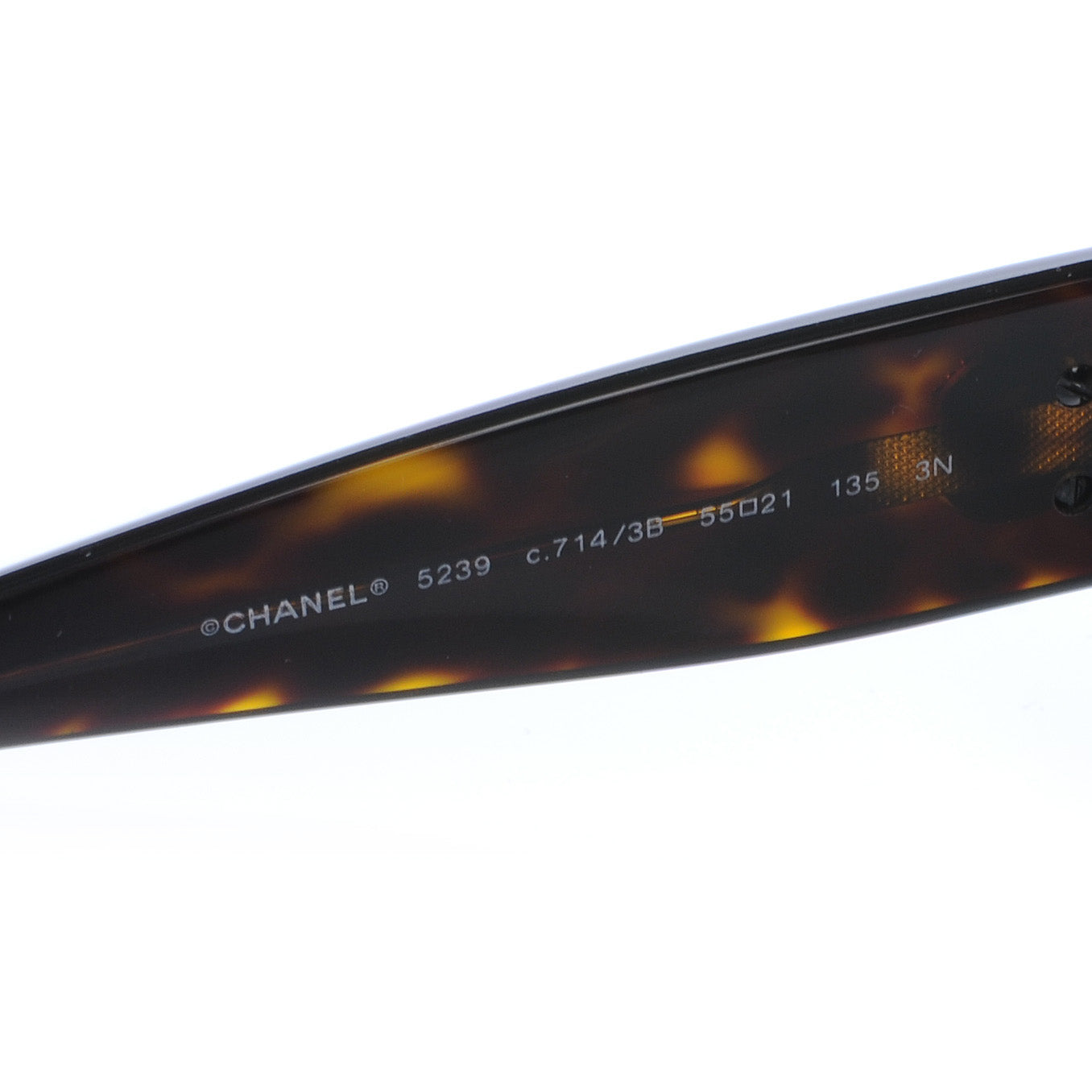 Chanel Tortoise Shell CC Sunglasses 5239 4 of 6