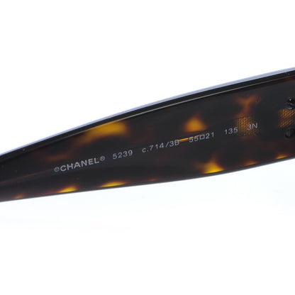 Chanel Tortoise Shell CC Sunglasses 5239 4 of 6