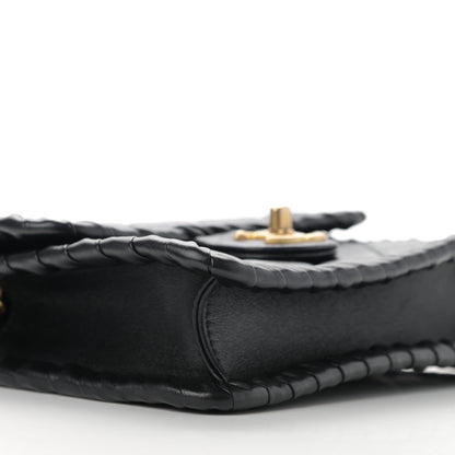 Chanel Calfskin Braided Mini My Own Frame Flap Black 9 of 11