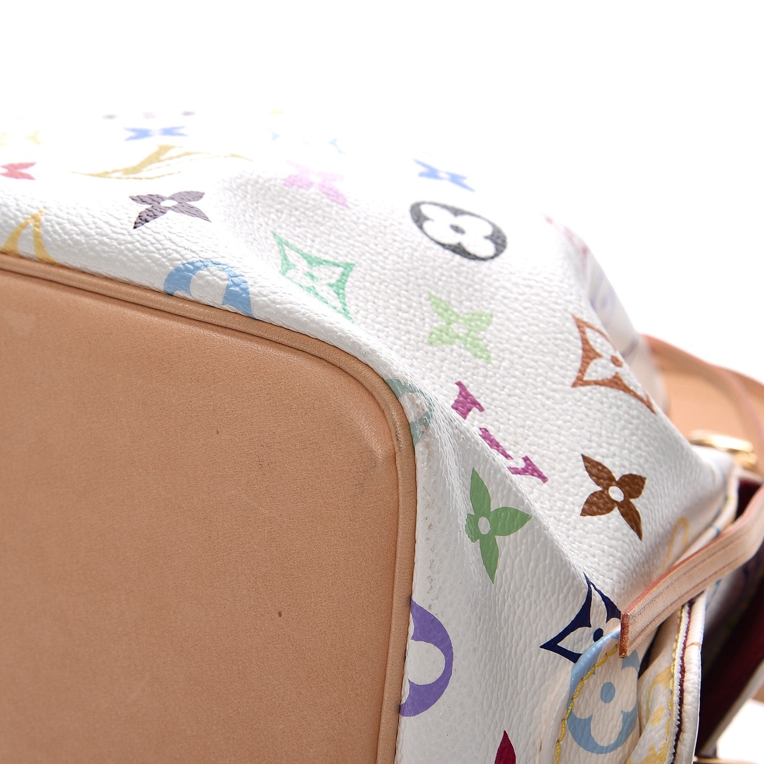 Louis Vuitton Monogram Multicolor Petit Noe White 8 of 11