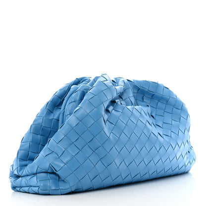 Bottega Veneta Nappa Maxi Intrecciato The Pouch Oversized Clutch Swimming Pool 3 of 7