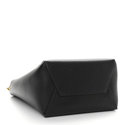 Celine Soft Grained Calfskin Small Sangle Bucket Bag Black 4 of 8