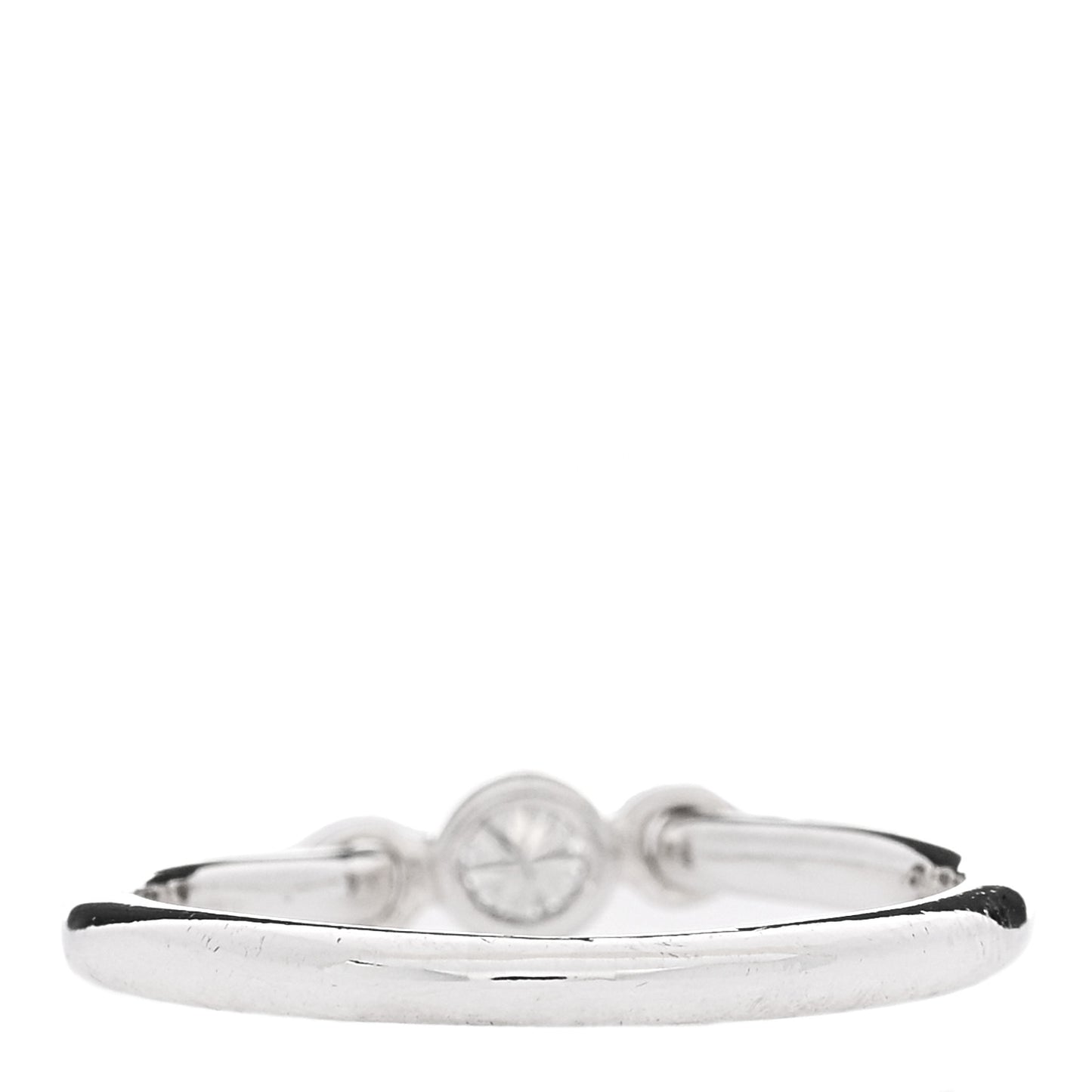 Sterling Silver Diamond Elsa Peretti Swan Ring 52 6