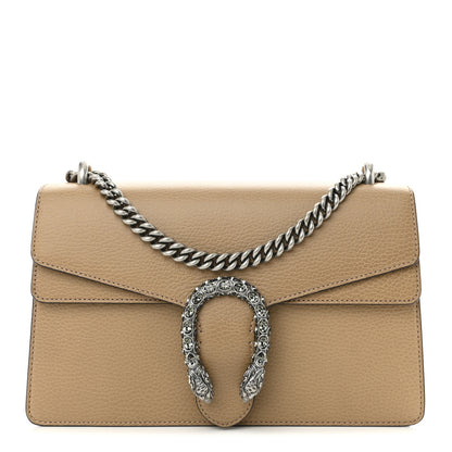Gucci Dollar Calfskin Crystal Small Dionysus Shoulder Bag Natural Tan Black Diamond 1 of 12