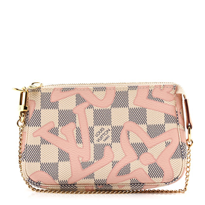 Louis Vuitton Damier Azur Tahitienne Mini Pochette Accessories 1 of 7