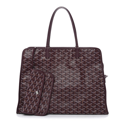 Goyard Goyardine Sac Hardy Pet Carrier PM Burgundy 3 of 15