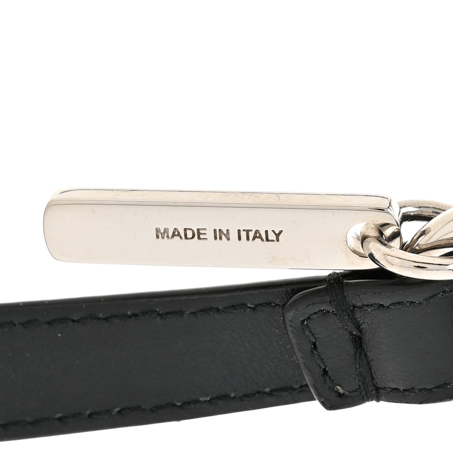 Fur F is Fendi Luggage Tag Brown Black