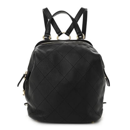 Chanel Calfskin Stitched Frame Backpack Black 1 of 10