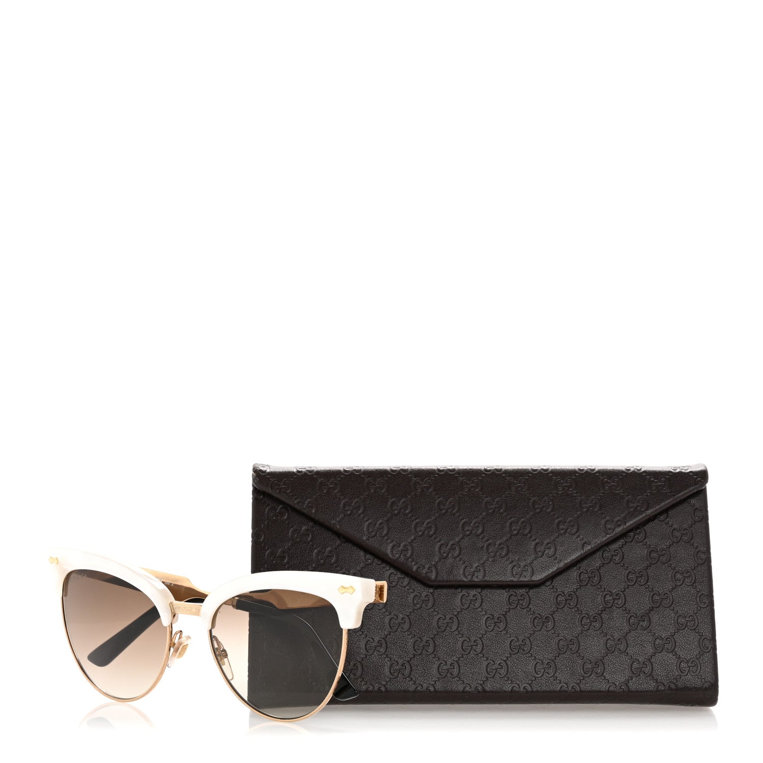 Gucci Acetate Cat Eye Sunglasses GG4283/S White 9 of 9