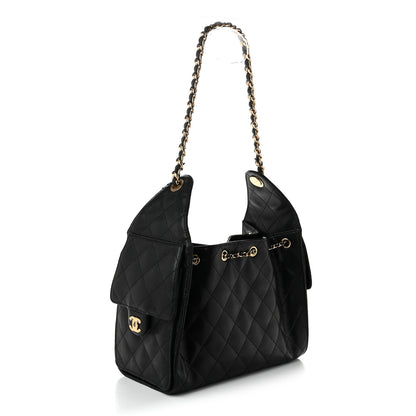 Chanel Caviar Quilted Small Chanel 25 Handbag Black 2 of 10