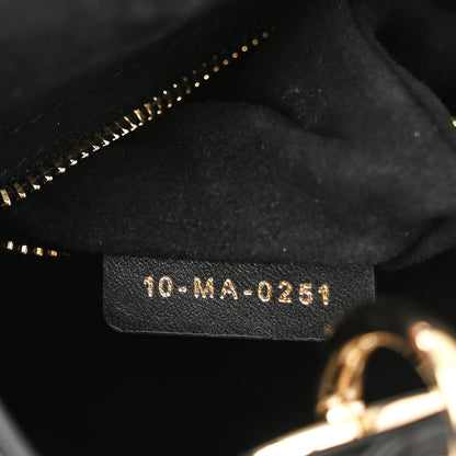 Christian Dior Lambskin Cannage Small My ABCDior Lady Dior Black 7 of 11