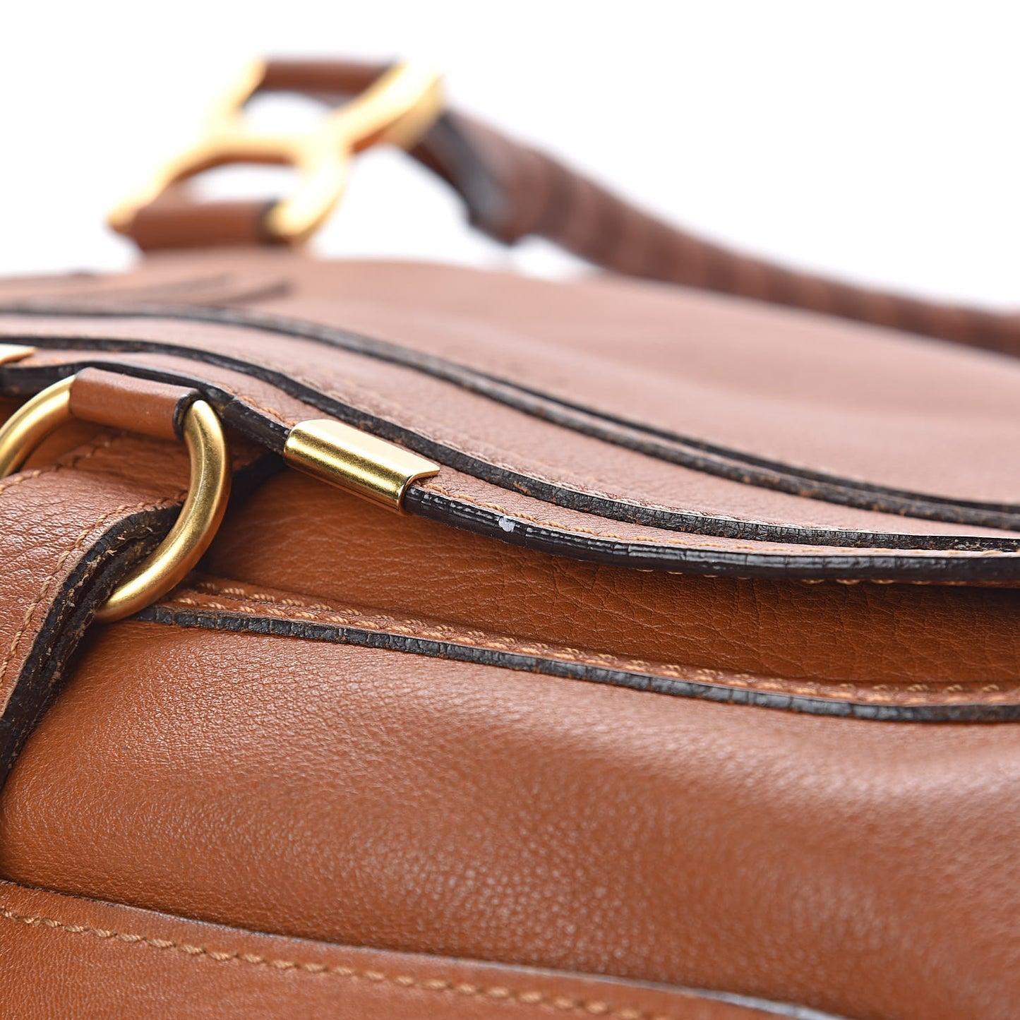 Calfskin Medium Marcie Satchel Tan