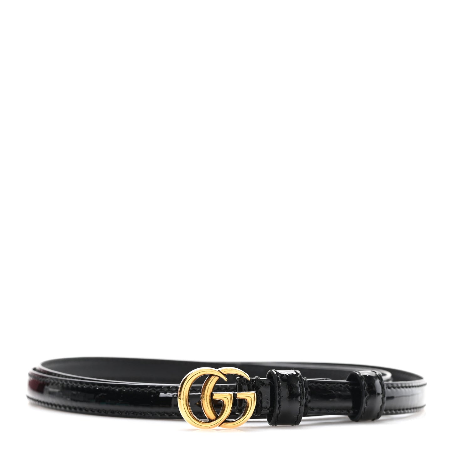 Patent Double G Thin Belt 105 42 Black