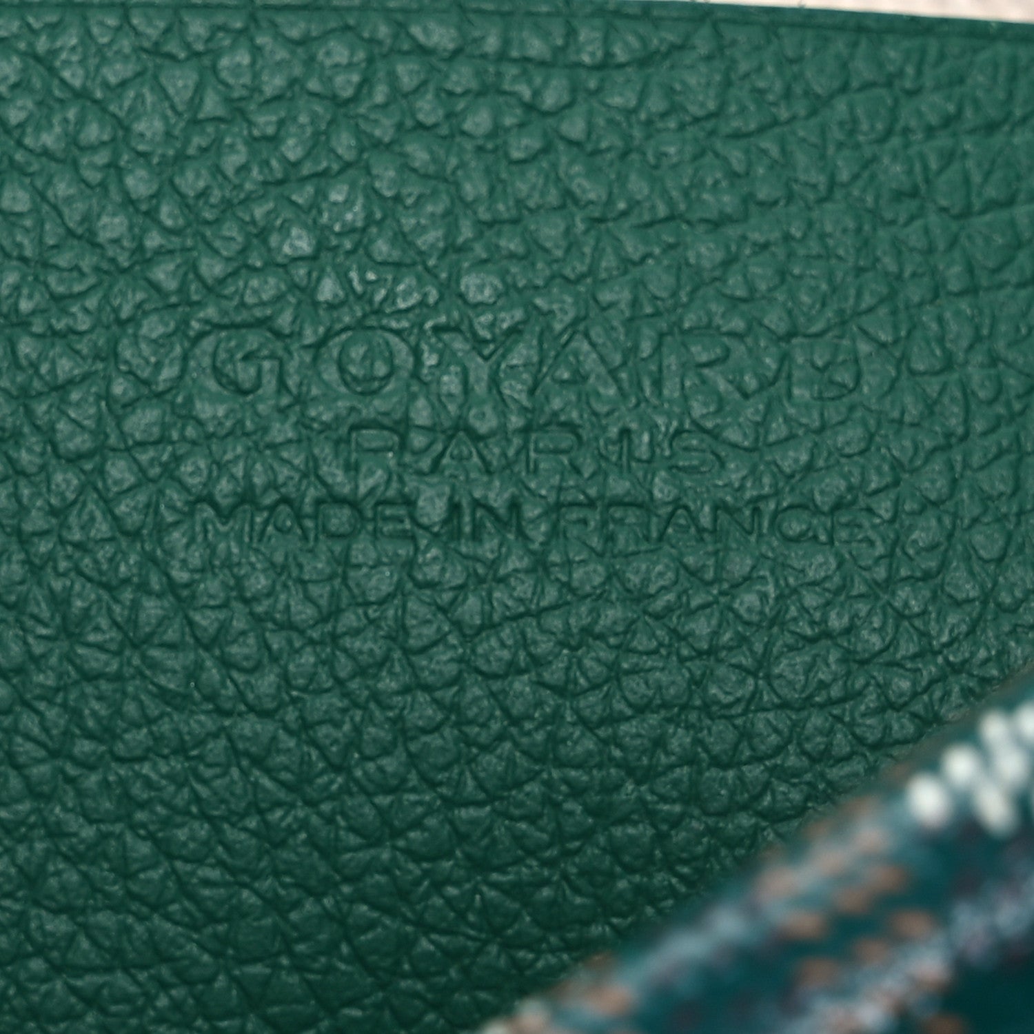 Goyard Goyardine Plumet Wallet Clutch Green 11 of 14