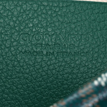 Goyard Goyardine Plumet Wallet Clutch Green 11 of 14