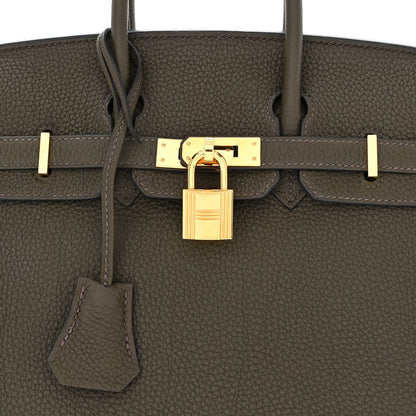 Hermes Togo Birkin 25 Vert Maquis 8 of 10