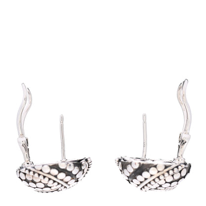 John Hardy Sterling Silver Dot Button Earrings 5 of 5