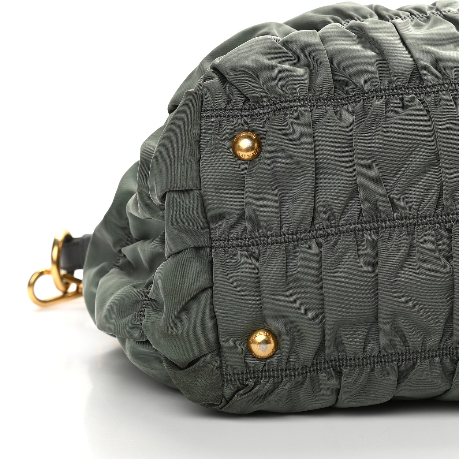 Prada Tessuto Nylon Gaufre Tote Fumo 9 of 11