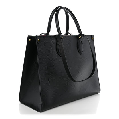 Louis Vuitton Epi Onthego MM Black 2 of 8
